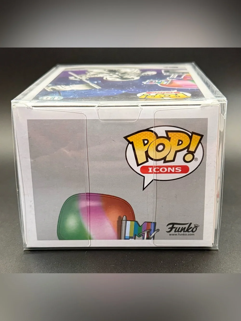 Funko Pop Icons #18 MTV Moon Person with Protective Case Brand New